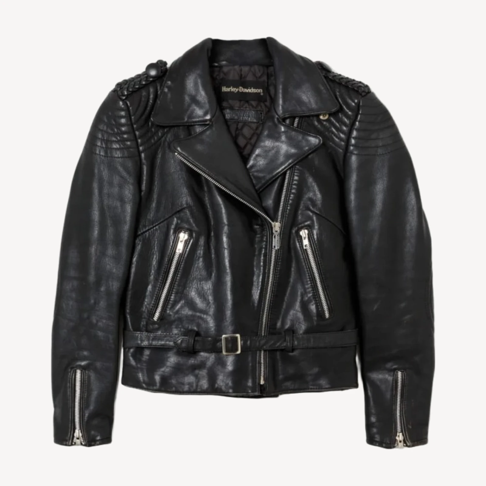 RE/DONE Vintage | 90s Harley Davidson Leather Jacket