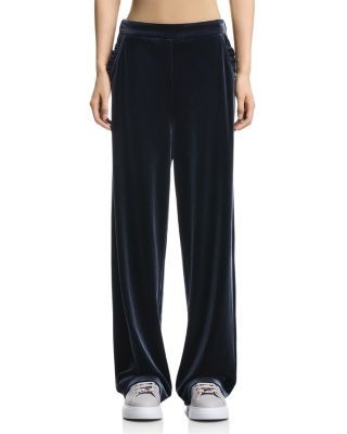 Emporio Armani Wide Leg Chenille Pants