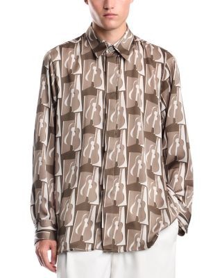 Emporio Armani Printed Long Sleeve Shirt