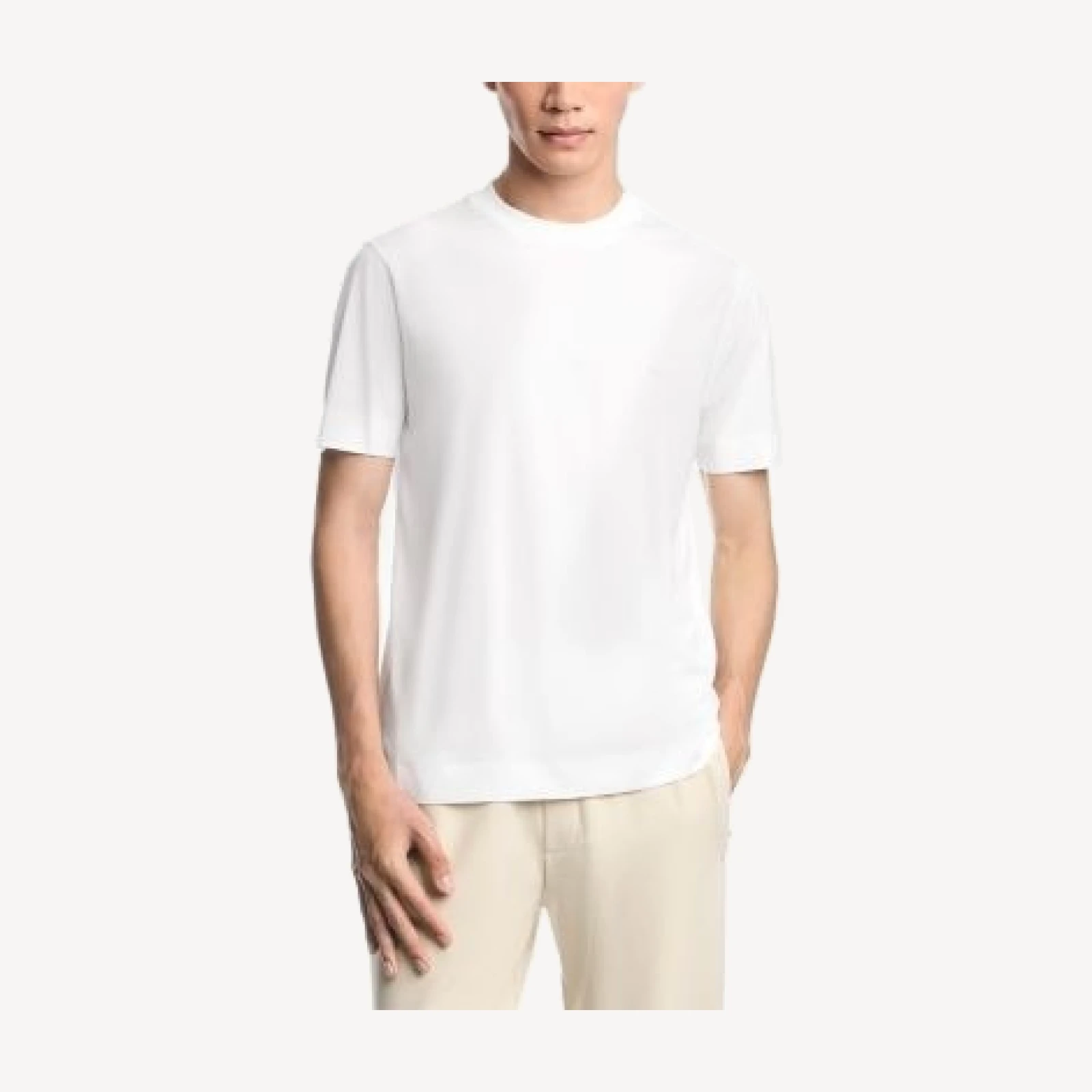 Emporio Armani Snow White Crewneck T-Shirt