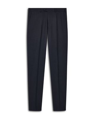 Emporio Armani Regular Fit Blue Melange Trousers