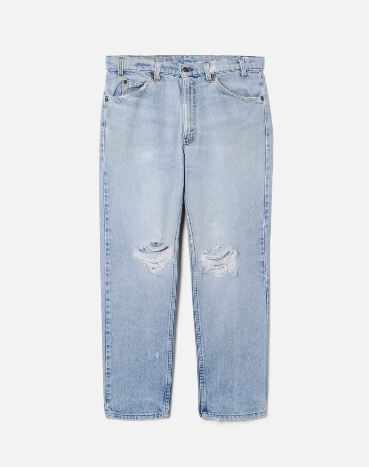 80s Distressed Orange Tab Levi's 505 -#6