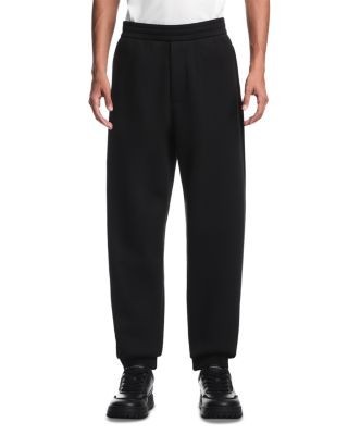 Emporio Armani Elastic Waistband Cuffed Fleece Joggers