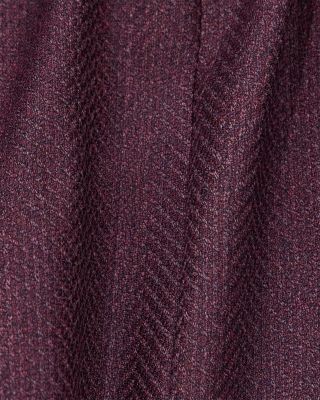 Emporio Armani Tailored Fit Single Breasted Wool Chevron Blazer