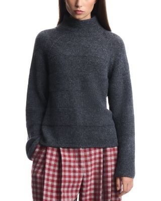 Emporio Armani Plain Knit High Neck Sweater