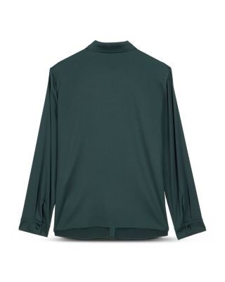 Emporio Armani Silk Stretch Satin Shirt