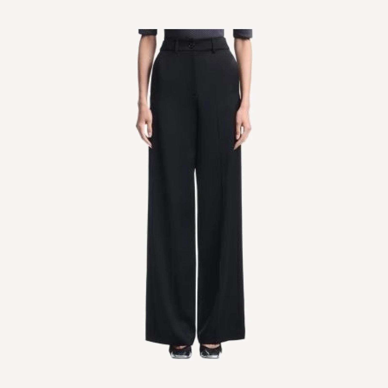Emporio Armani Oversized Cotton Five Pocket Pants