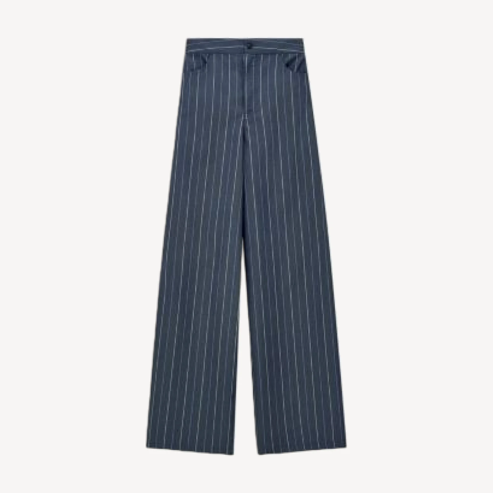 Emporio Armani Oversized Printed Jacquard Denim Trousers