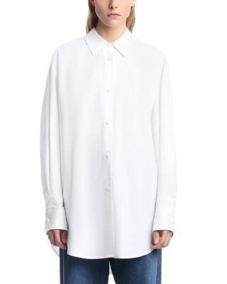 Emporio Armani Oversized Cotton Poplin Shirt