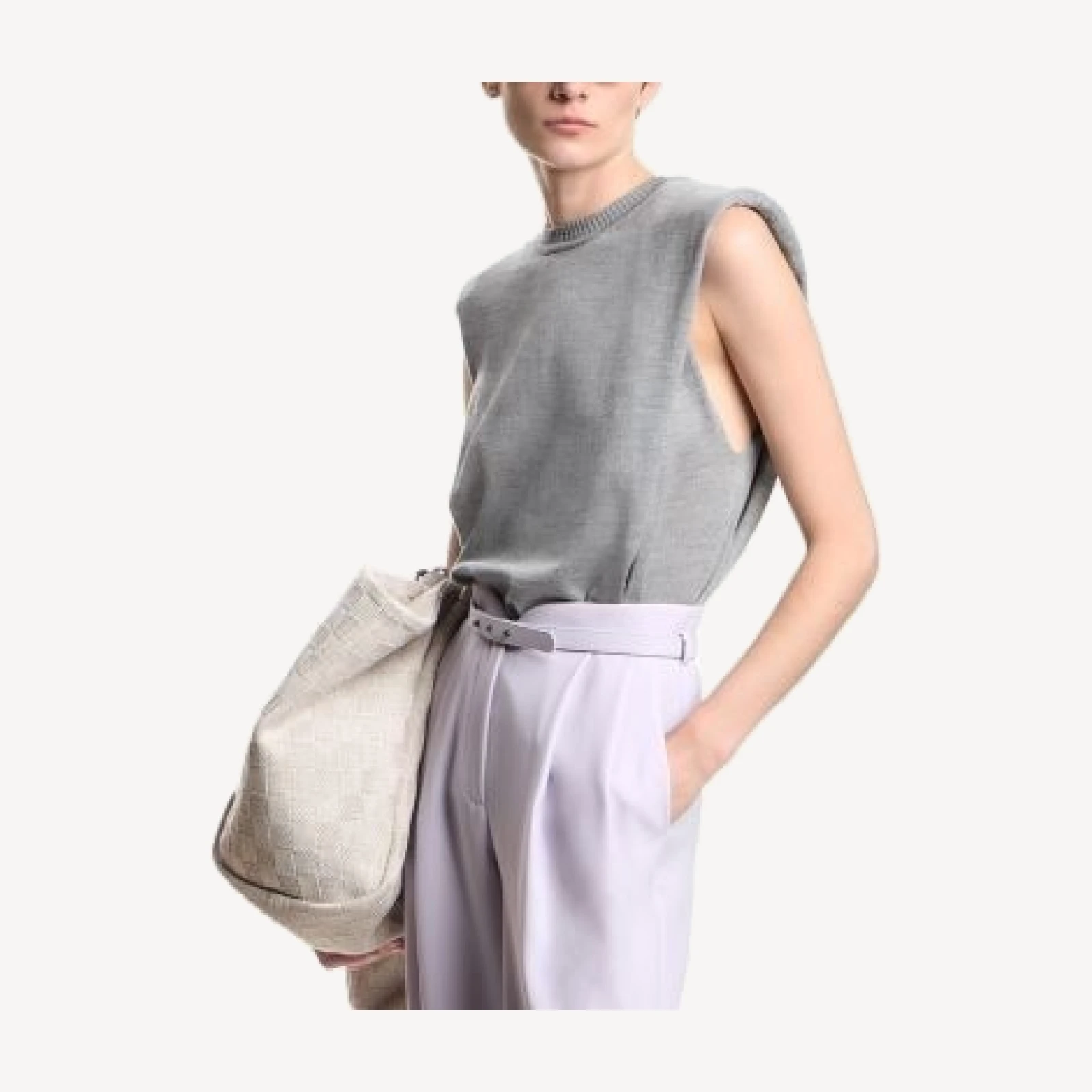 Emporio Armani Virgin Wool Knit Top