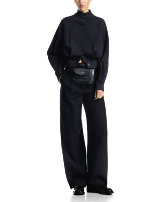 Emporio Armani Mock Neck Blouson Jacket