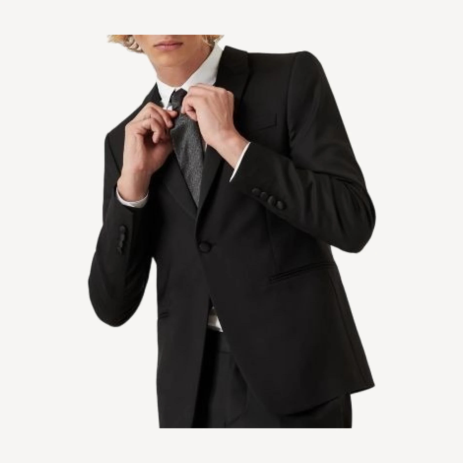 Armani Essential David Line Slim Fit Suit Jacket