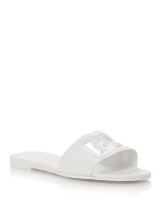 Dolce & Gabbana Women's Logo Pool Slide Sandals