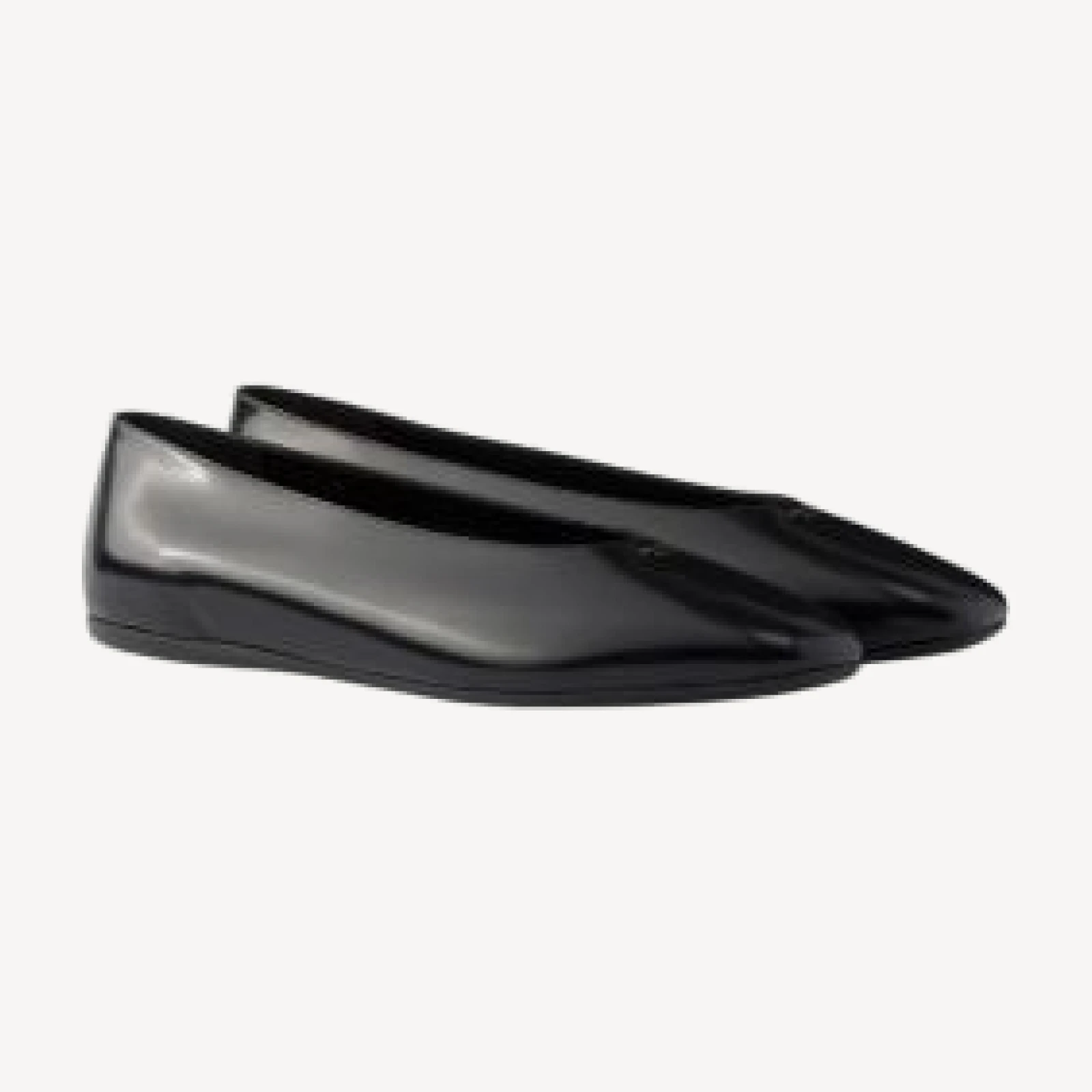 Prada Women's Brushed Leather Ballerinas