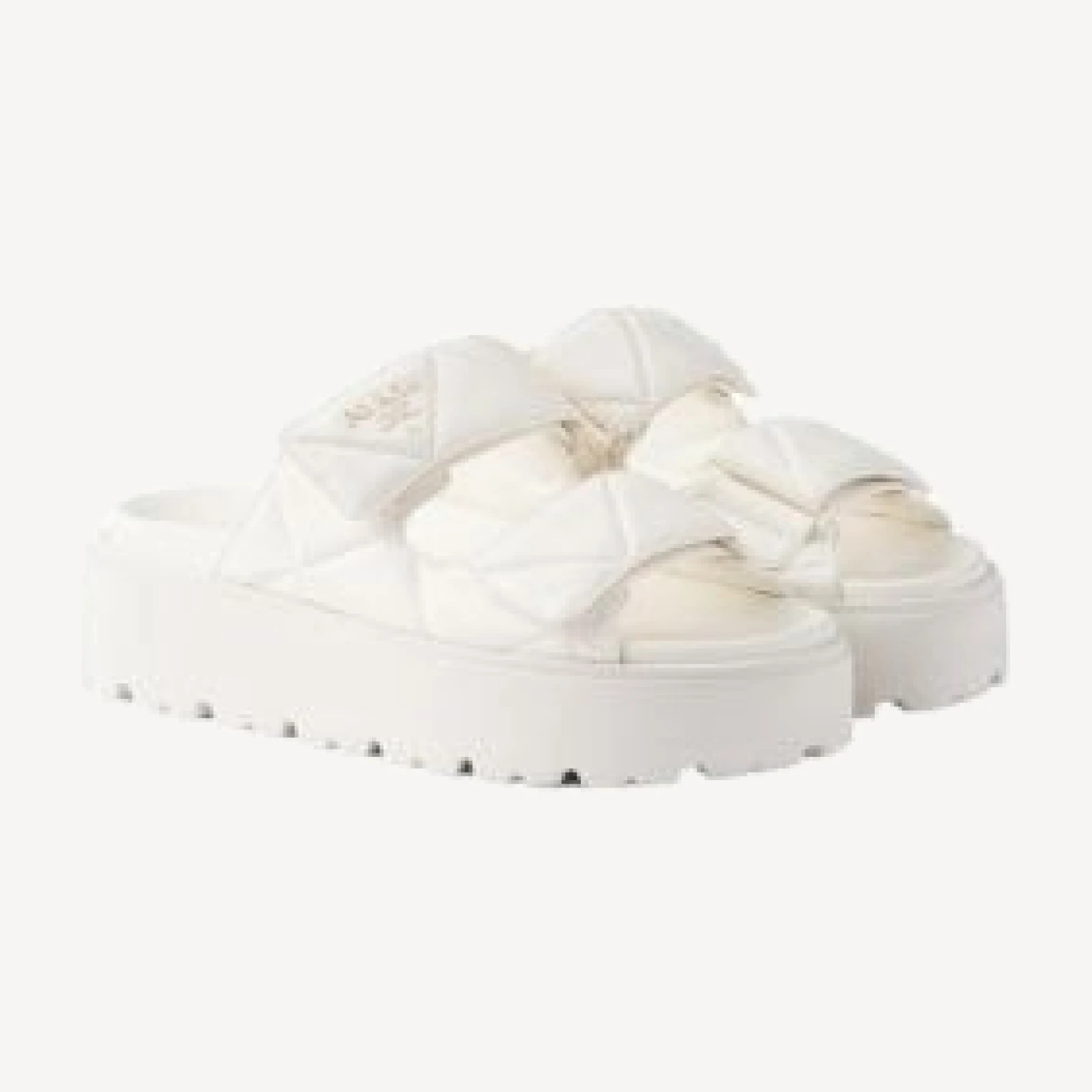 Prada Women's Padded Nappa Leather Slides