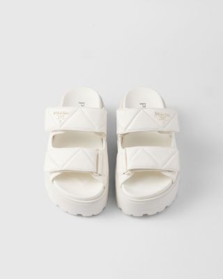 Prada Women's Padded Nappa Leather Slides