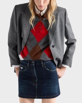 Prada Denim Miniskirt