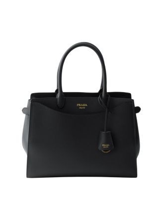 Prada Prelude Leather Top Handle Bag