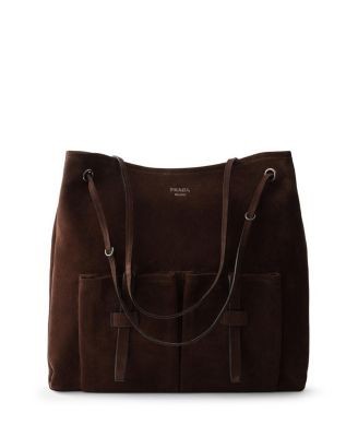 Prada Route Large Suede Bag