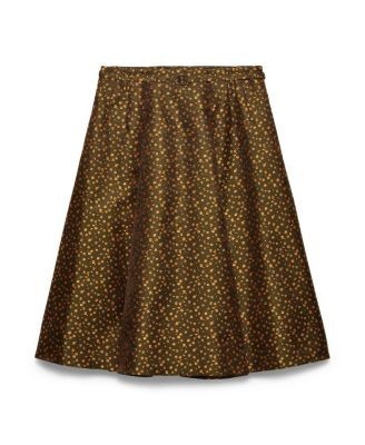 Prada Jacquard Duchesse Skirt