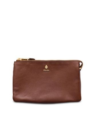 Prada Leather Zipper Pouch