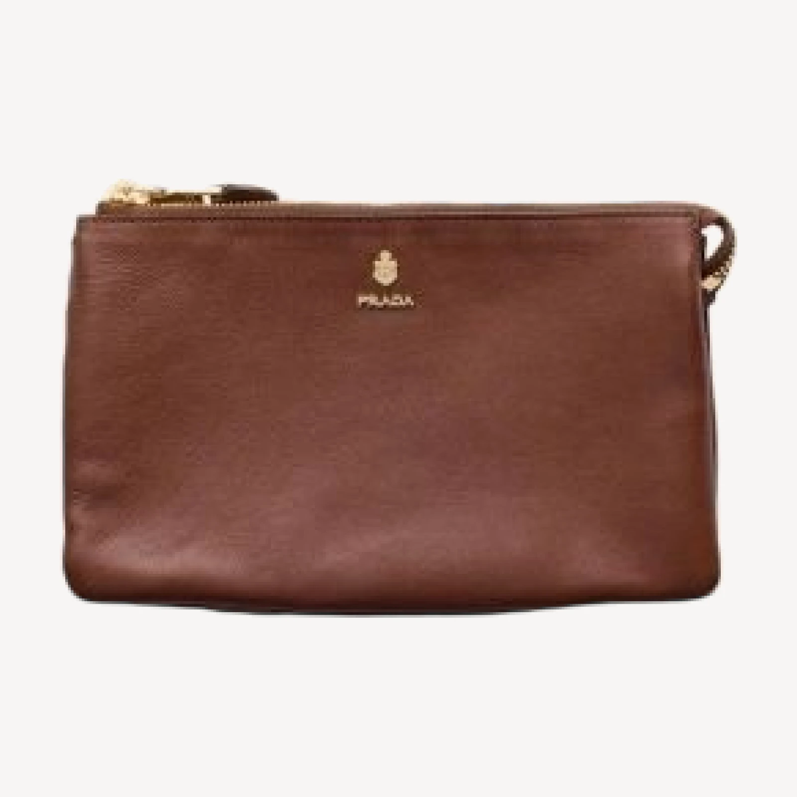 Prada Leather Zipper Pouch
