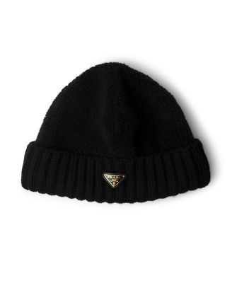 Prada Fleece and Wool Beanie