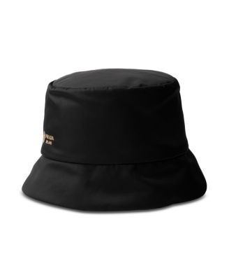 Prada Reversible Re-Nylon and Camel-Hair Bucket Hat