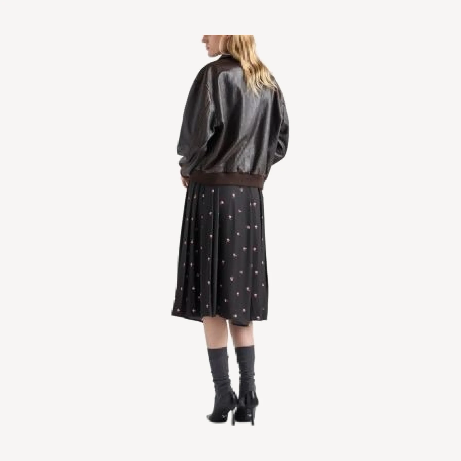 Prada Floral Print Washed Silk Dress