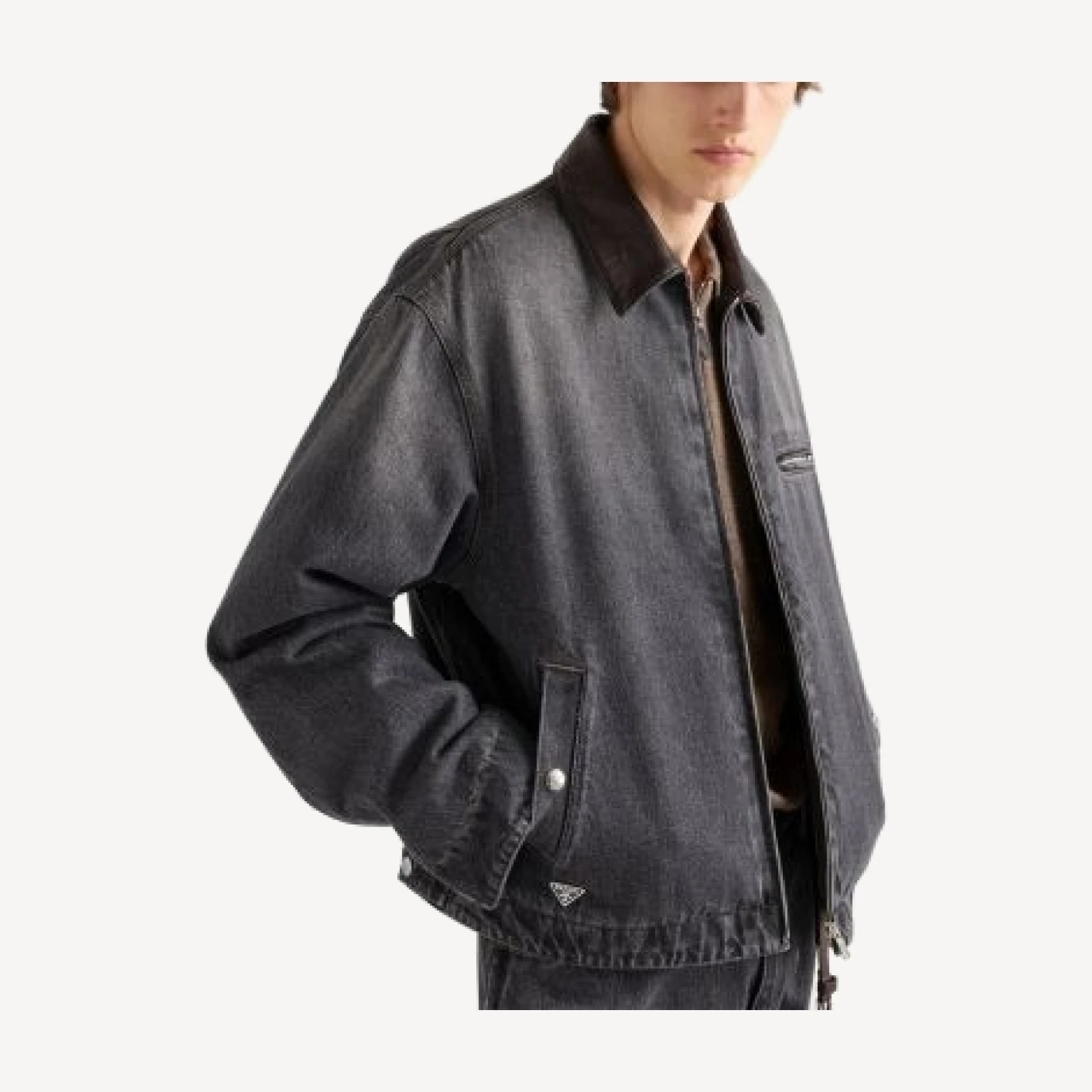 Prada Denim Blouson Jacket