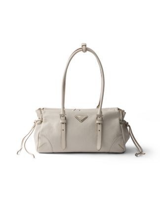 Prada Bonnie Medium Antiqued Leather Tote Bag