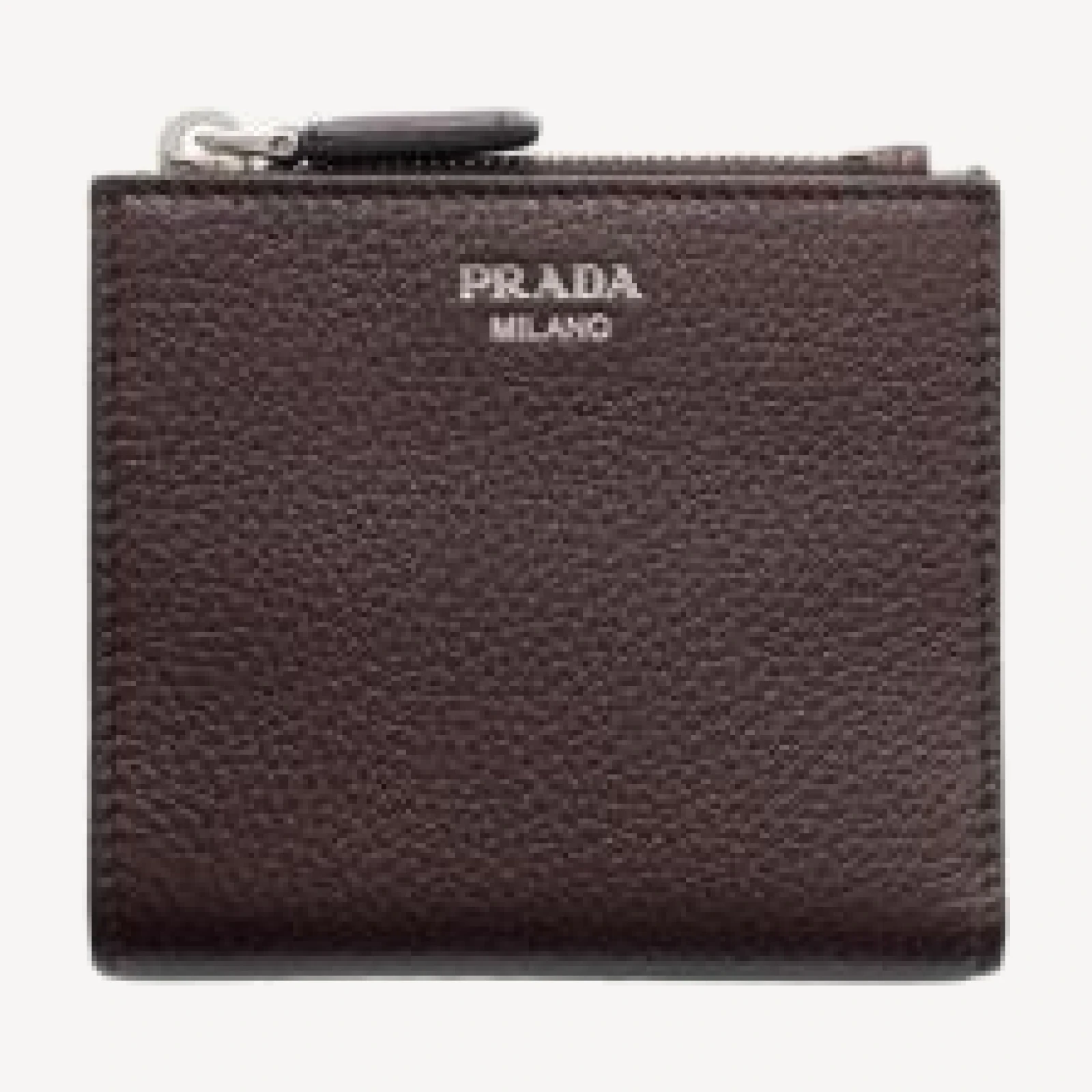 Prada Small Leather Bi-Fold Wallet