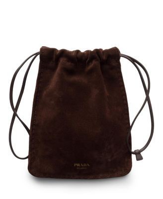 Prada Suede Smartphone Pouch