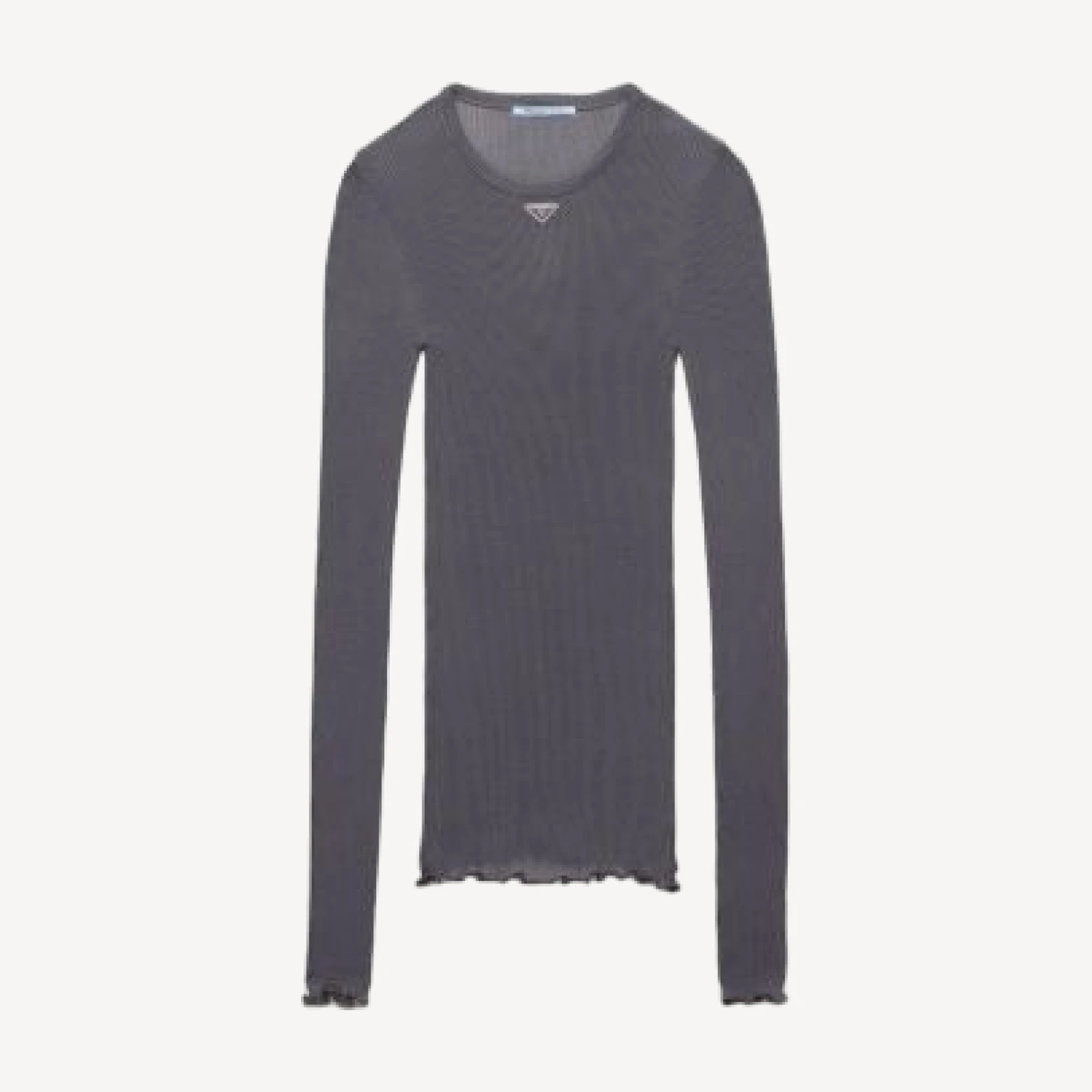 Prada Ribbed Knit Top