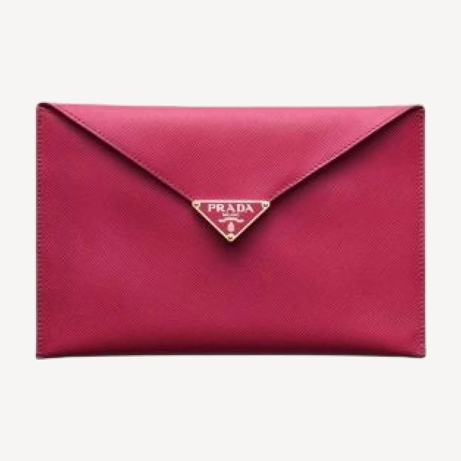 Prada Saffiano Leather Envelope Clutch