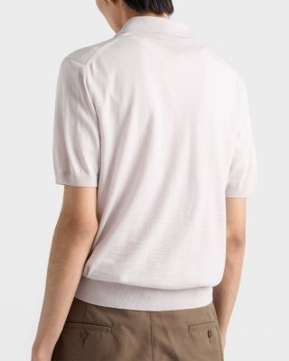 Prada Superfine Wool Polo Shirt