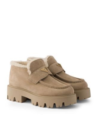 Prada Women's Suede Loafers