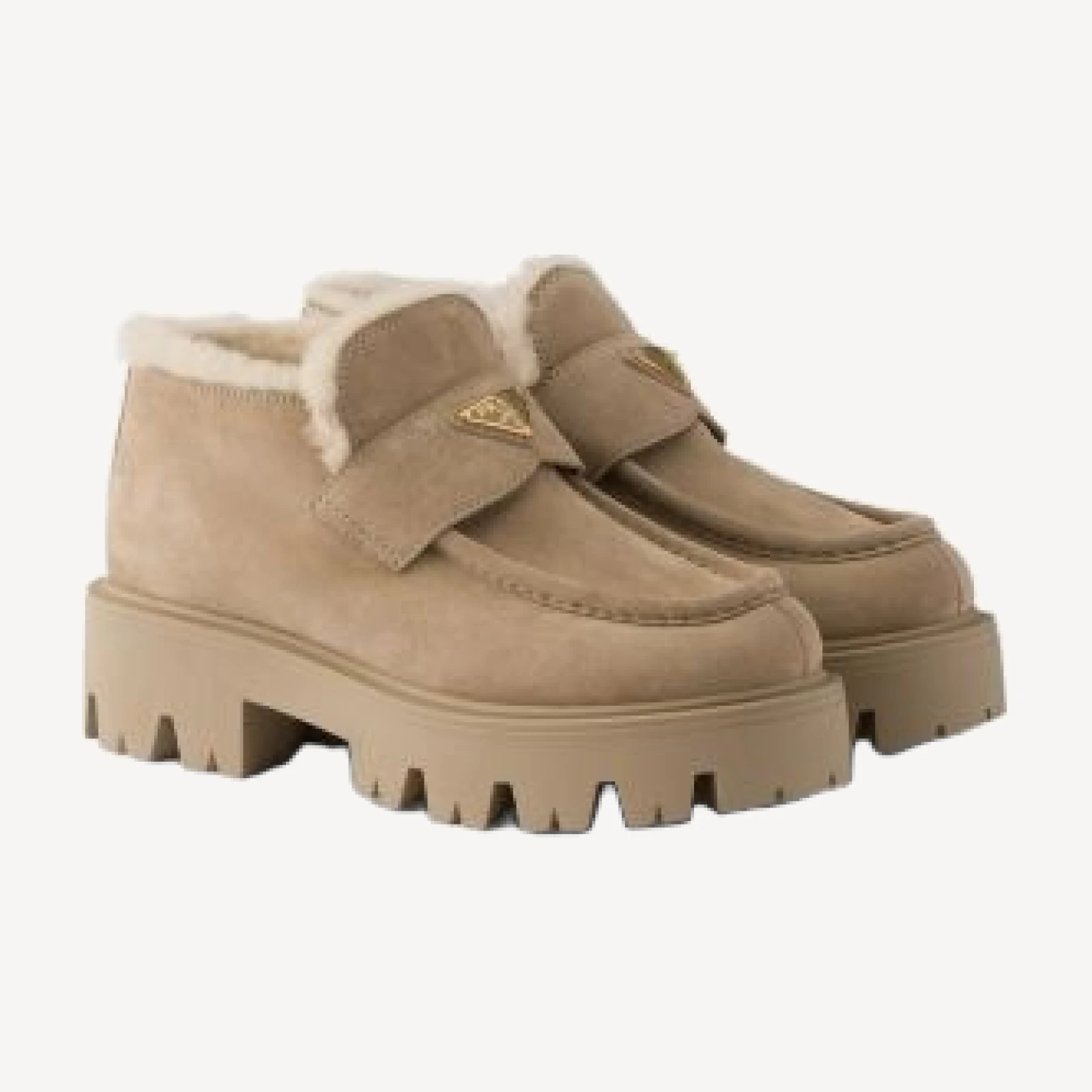 Prada Women's Suede Loafers