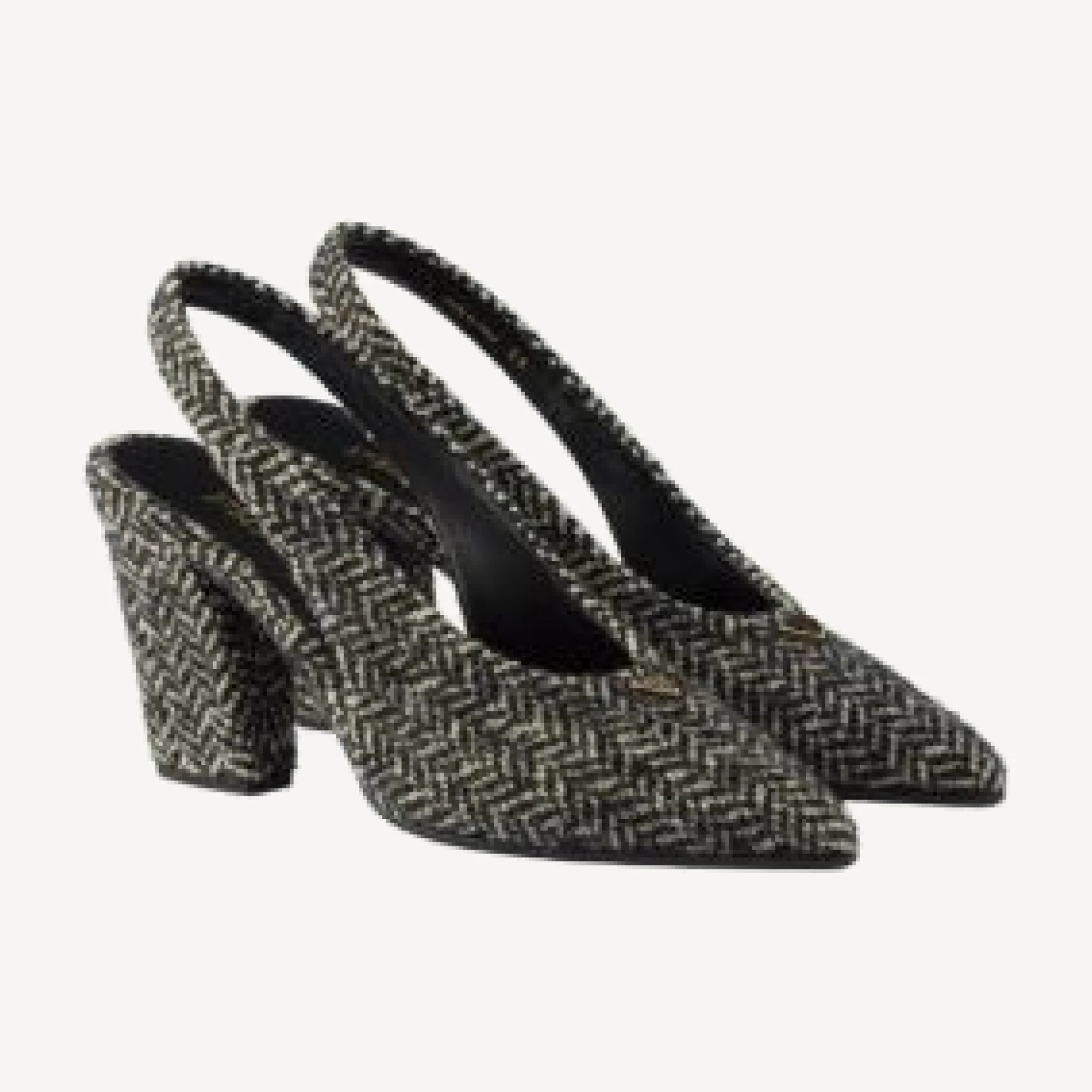 Prada Women's Chevron Slingback Pumps