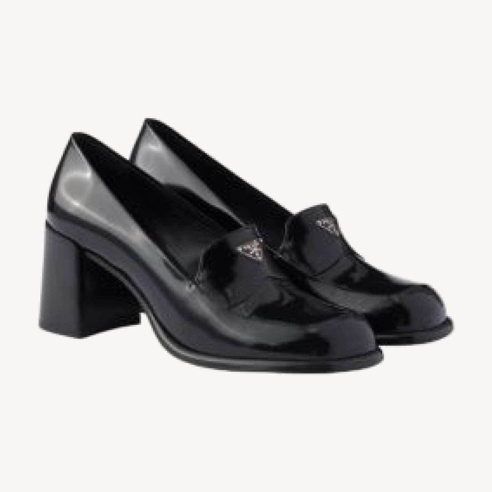 Prada Women's Brushed Leather Loafers
