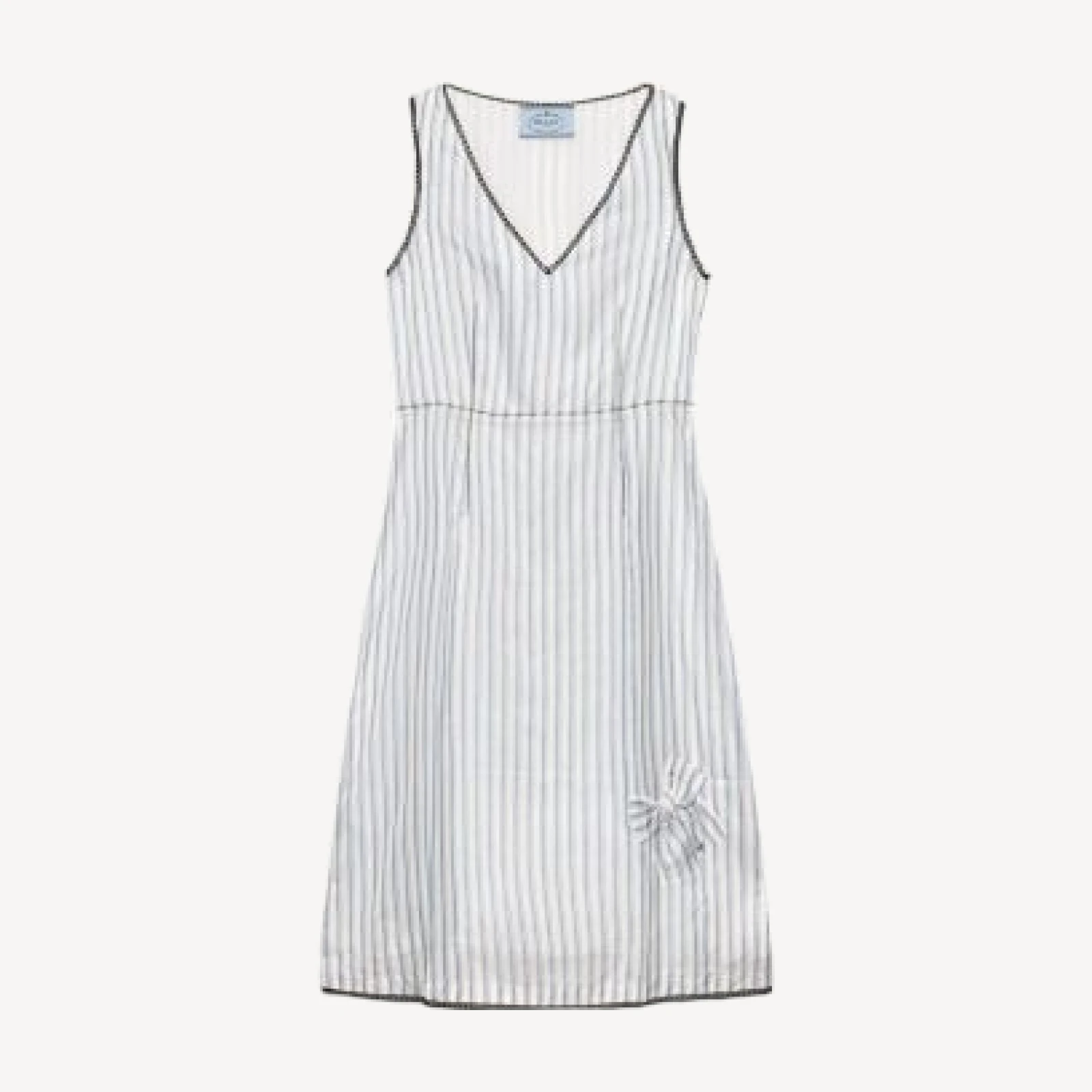 Prada Striped Dress with Bow