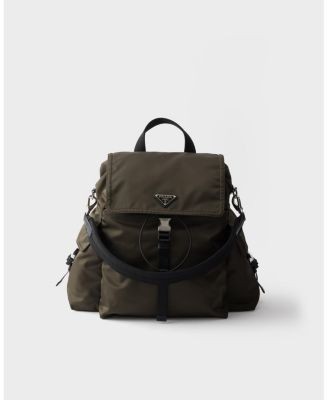 Prada Explore Re-Nylon and Leather Backpack