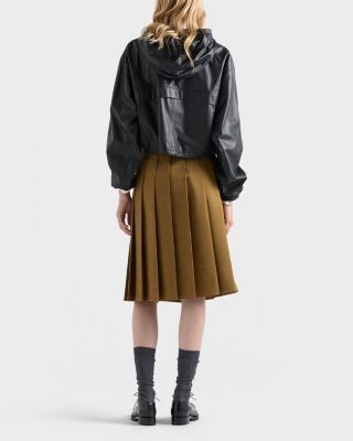Prada Hooded Nappa Leather Jacket