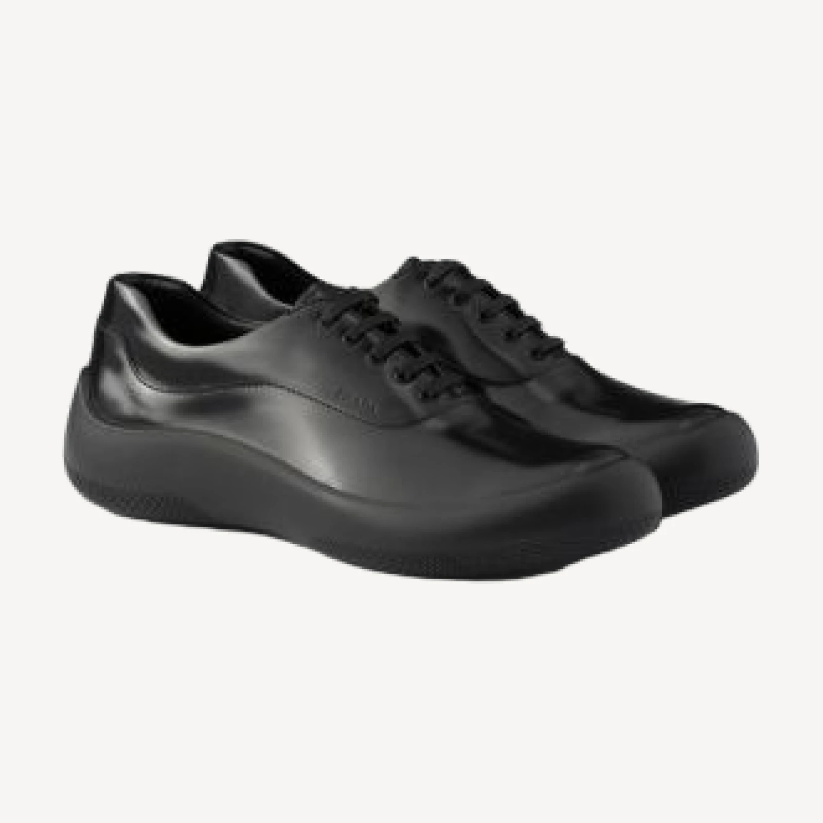 Prada Men's Brushed Leather Sneakers