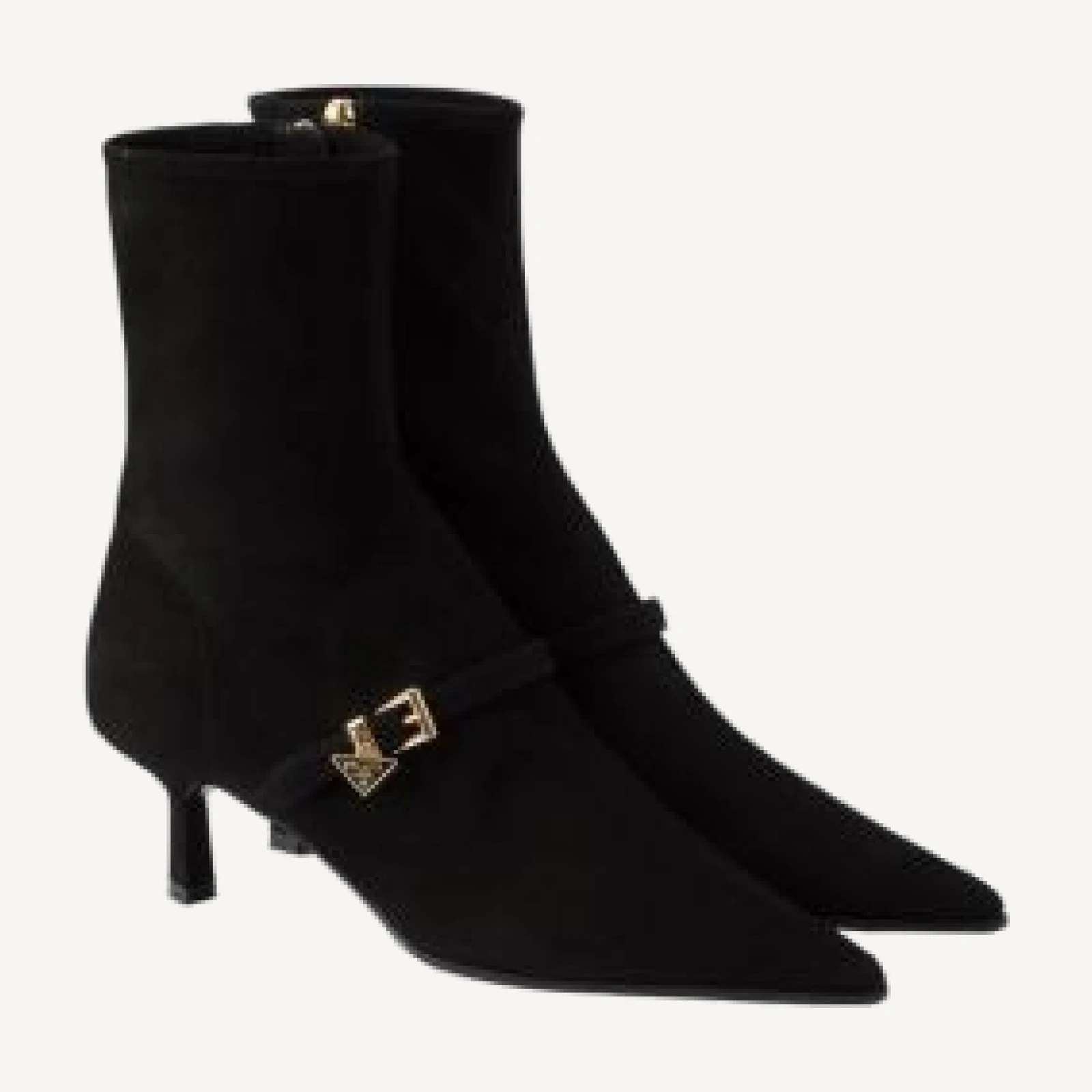Prada Women's Stretch Suede Booties