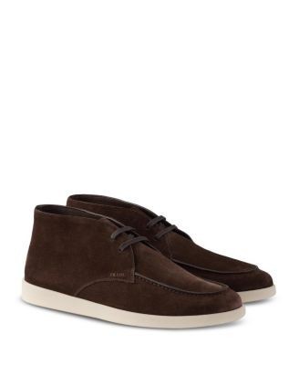 Prada Men's Suede Chukka Boots