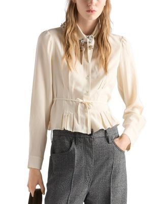 Prada Silk Marocain Shirt