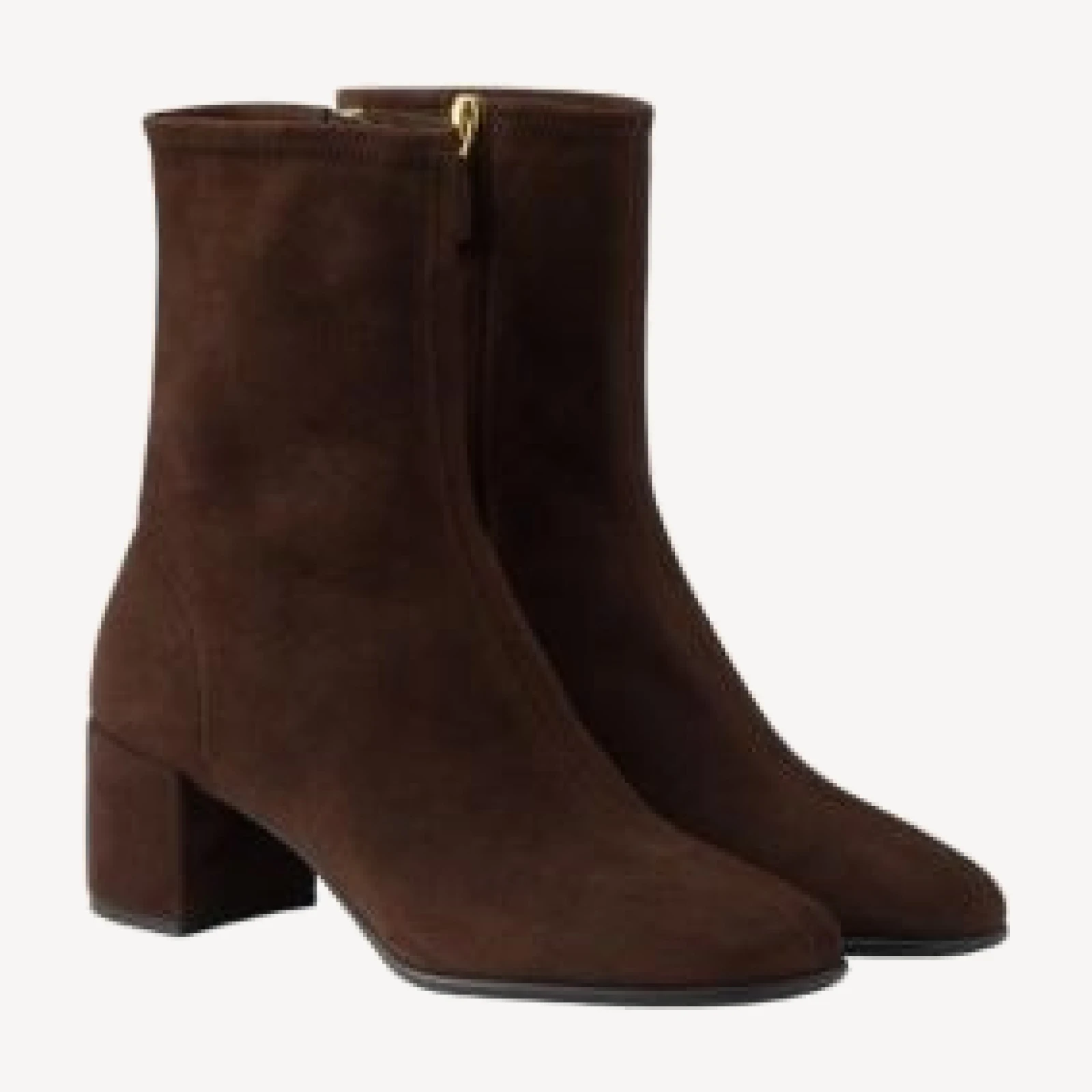 Prada Women's Stretch Suede Booties