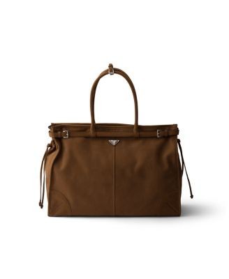 Prada Bonnie Nubuck Leather Tote Bag