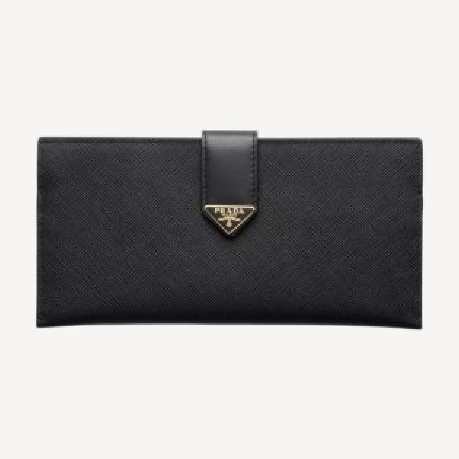 Prada Large Saffiano And Leather Wallet
